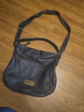 Wrangler Brown Leather Crossbody Bag